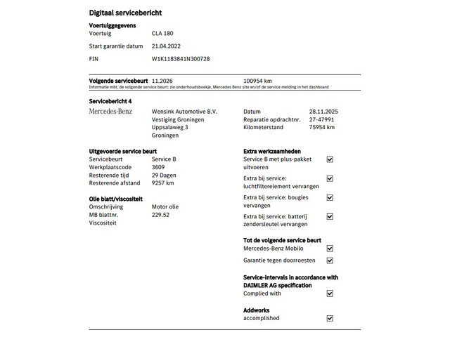 Mercedes-Benz CLA-Klasse