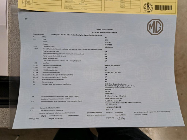 MG MG4 EV