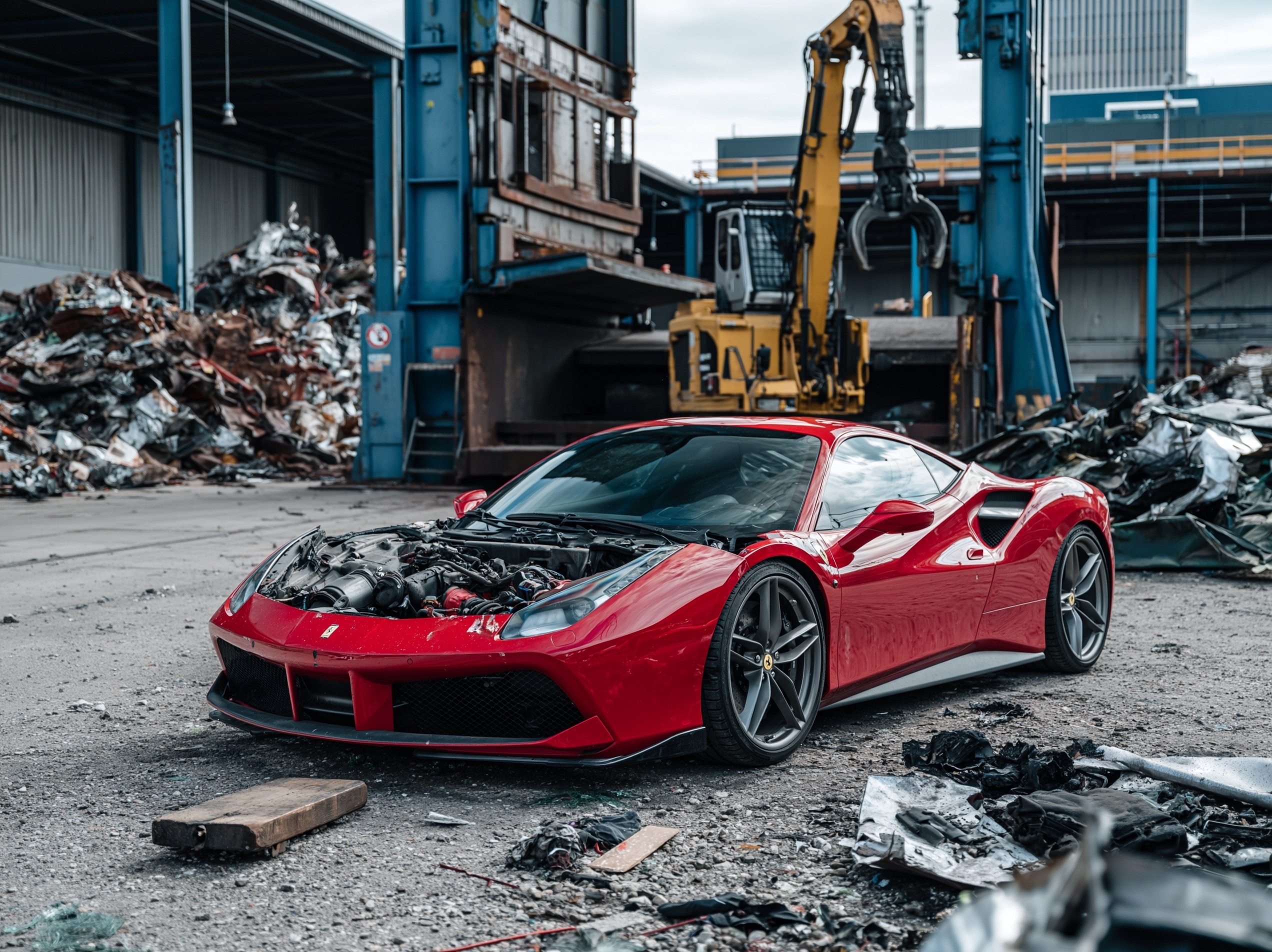 Zo heb je een Ferrari, zo heb je niets en een dikke rekening aan de broek
