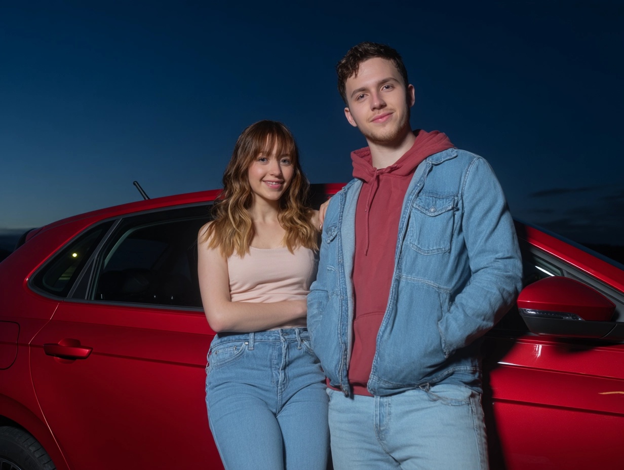 stel-bij-auto-savonds